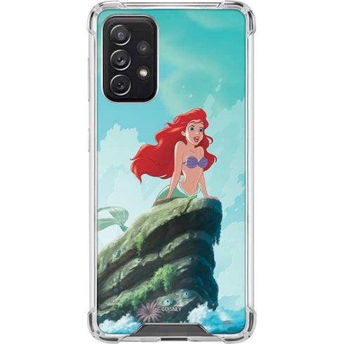 Disney The Little Mermaid Ariel Part of Your World Galaxy A72 5G Clear Case